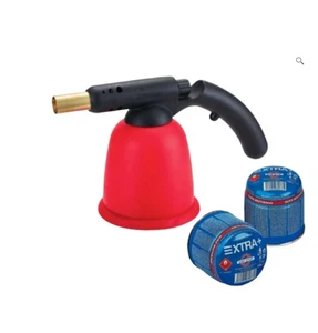 ⭐ Soplete De Gas Soldador Piezoeléctrico + 2 cartucho C190 regulable Envío 24h ⭐ - Imagen 1 de 1