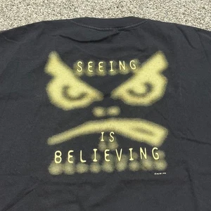 Vintage 90s Bad Boy Club Seeing Is Believing Single Stitch Tee 1995 Herren XL - Bild 1 von 6