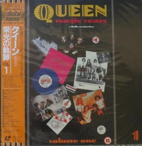 QUEEN (THE MAGIC YEARS VOL 1) LASERDISC IMPORT LO50-1112+ INSERT & OBI - Foto 1 di 1