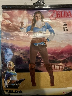 Zelda Breath of the Wild Legend Nintendo Vestido Elegante Halloween Adulto Pequeño Disfraz Foto 1 de 3