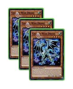 Yugioh! Galaxy War Drake DUAD-EN097 (Super Rare) 1st Ed 3x - Picture 1 of 1