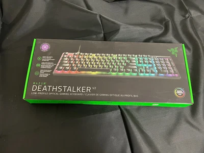 Razer DeathStalker V2 Low-Profile Gaming Keyboard (Clicky Optical Switch) purple - Image 1 of 3