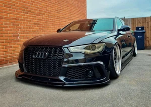 Audi A6 2011-2015 C7 S6 RS6 Glanz Schwarz Waben Kühlergrill Gitter Grill - Bild 1 von 13