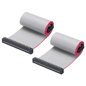 IDC Cavo Nastro Piatto Cavo FC/FD Connettore Tipo A 40Pins Lunghezza 0,3Metri, 2pz - Foto 1 di 5