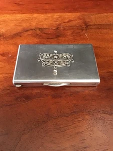 Antik Verzierte antik Silber 925 Dose Handarbeit Sehr Bilder - Bild 1 von 7