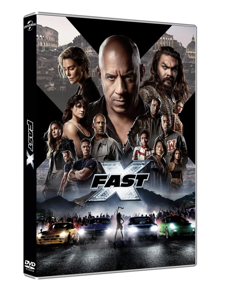 UNIVERSAL Dvd FAST &FURIOUS 10 - FAST X Vin Diesel Jason Mamoa Jason Statham nuovo 2023