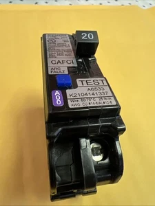 SIEMENS, QA120AFCN, Störlichtbogen, einphasig, 20A, 120VAC Leitungsschutzschalter - Bild 1 von 4