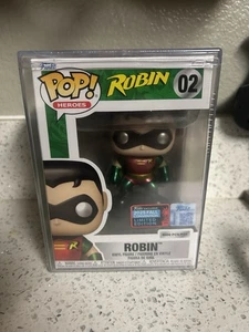 Funko POP! 2025 NYCC DC Mystery Box Metallic Robin Shared LE 1000 Sealed - Bild 1 von 6