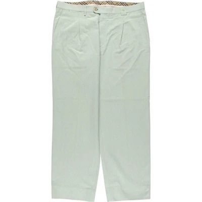Vintage Burberry's London Pantalones Algodón Un Pliegue Hombre Talla W37 Foto 1 de 4