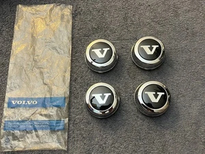 Volvo 140 164 P1800E/ES Radkappen Nabendeckel ATS rims hub caps NOS - Picture 1 of 4
