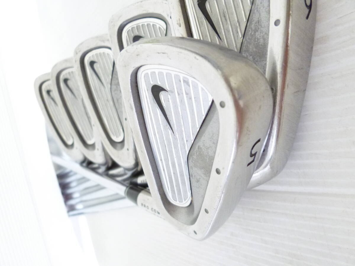 ハル‼️●ナイキPRO COMBO チタンフェイス♯5～PW●フレックスS● プロコンボチタンフェース ナイキ(NIKE GOLF) アイアンセット