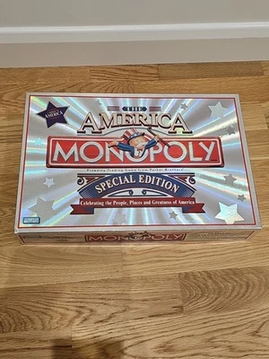 MONOPOLY Parker Brothers America Special Edition Board Game Rare Made In USA - Image 1 of 4