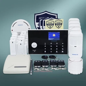 HOMSECUR Wireless&Wired 4G/GSM WIFI Burglar Alarm System with IOS/Android APP - Picture 1 of 11
