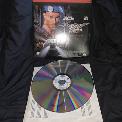 Street Fighter LaserDisc (1994) Van Damme Raul Julia MCA Complete Verygood+ OOP - Image 1 of 4