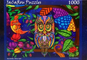JaCaRou Puzzle 1000 Pezzi - Notte Stellata - (70x50cm) - Completo - Foto 1 di 7