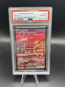 2023 Pokémon Sv Black Star Promo 151 Ultra Premium Collection Mew Ex 053 PSA 10 - Picture 1 of 2