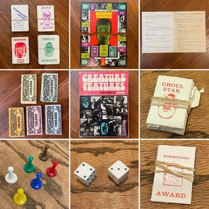 Creature Features Game Of Horror [COMPLETE] 1975 Athol Games Library Edition 810 - Picture 1 of 23