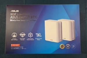 ASUS ZenWiFi BT10 Tri-Band WiFi 7 Mesh, 18 Gbps, 6000 sq.ft (2pk) - Picture 1 of 6