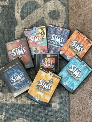 Die Sims 1 Pc Spiel Komplett Paket Pack - Basisversion + alle Erweiterungen - Bild 1 von 4