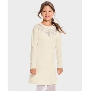 Girl's Children's Place Cream LS Sweater Dress Bundle of 2 Size XXL/16 NWT - Picture 1 of 11