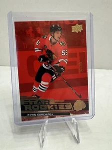 2023-24 Upper Deck Star Rookies #16 Kevin Korchinski RC Red /75 - Bild 1 von 3