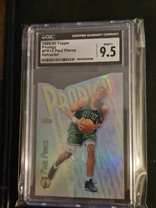 1999 00 Topps Chrome Prodigy Refractor #PR15 Paul Pierce Boston Celtics CGC 9.5 - Picture 1 of 2
