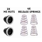 Reliable Quick Release Skewer Spring with M5 Nut Screw for Bike Wheels