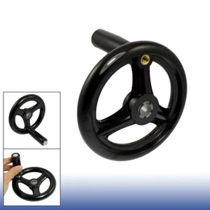 Handrad Stellrad Drehkurbel mit Grehgriff 125mm Maschinenkurbel für Fräsmaschine - Bild 1 von 1