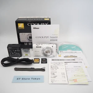 [Mint] Nikon COOLPIX S6600 White 16.0MP Digital Camera Tested w/ Box FastShip - Picture 1 of 24