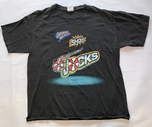 Detroit Shock Jocks General Motors Vintage Champion Black Graphic T-Shirt Gr. L - Bild 1 von 6