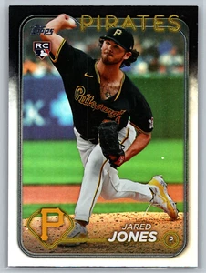 Jared Jones 2024 Topps Update Series Rainbow Foil Rookie US49 Pittsburgh Pirates - Picture 1 of 2