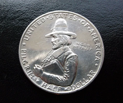 1920 Pilgrim Tercentennial Classic Commemorative Half Dollar Cover