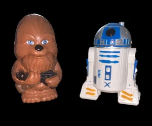 Menge 2 Star Wars Kinder Handheld Chewbacca Chewy, R2D2 Taschenlampen funktionieren. - Bild 1 von 10