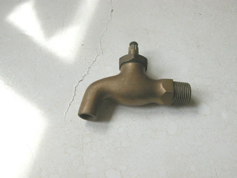 Vintage Brass  Faucet Spigot Handle Valve Beer Tap Style Cover