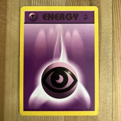 Psychic Energy 129/130 - Base Set 2 - Common Pokemon Card MP - Image 1 of 2