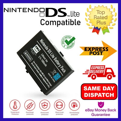 REPLACEMENT BATTERY FOR NINTENDO DS LITE CONSOLE 1000MAH WITH SCREWDRIVER - Image 1 of 3