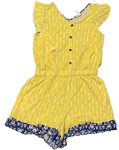 MATILDA JANE 435 Tween Size 16 Brilliant Daydream Yellow Sleeveless Romper Fun - Picture 1 of 5