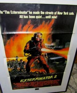 EXTERMINATOR 2 Original 1984 1 SHEET MOVIE POSTER 27" x 41" Good condition!!! - Picture 1 of 12