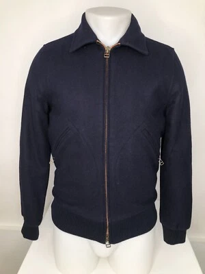 JACK SPADE Bleeker Street - Mens XS Navy 80% WOOL Jacket - Image 1 of 4