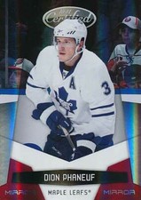 2010-11 Certified MIRROR RED #137 DION PHANEUF - x/250 - Toronto Maple Leafs