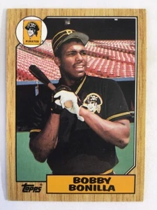 1987 Topps Bobby Bonilla Pittsburgh Pirates Rookie RC No. 184 - Picture 1 of 2