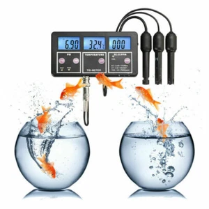 6 in 1 PH/EC/CF/TDS/ORP/Temp Meter Multiparameter Water Quality Tester Monitor - Picture 1 of 12
