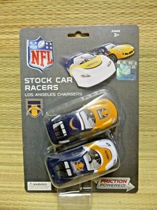 NFL, Caricabatterie Los Angeles, Confezione da 2 Stock Auto da Corsa, Alimentato ad Frizione - Foto 1 di 5