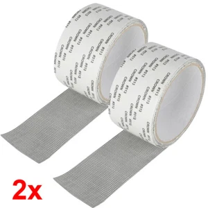 2x Screen Repair Tape Window Door Waterproof Patch Anti-Insect Mosquito Net Mesh - Picture 1 of 8