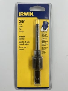 Irwin 373001 Hole Saw Mandrel 3/8" 9.5mm Shank - Use with 9/16" to 1-3/16" saw - Picture 1 of 3