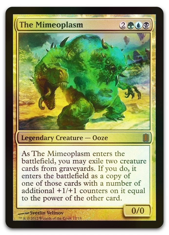 The Mimeoplasm #12 (Foil) (LP) Commander's Arsenal CM1 Magic MTG - Image 1 of 1