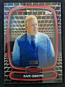 2025 Topps Stranger Things Sam Owens /99 4 High Tek Hellfire Diffractor #40 - Bild 1 von 2