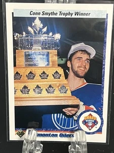 BILL RANFORD----1990-91 UPPER DECK----EDMONTON OILERS - Picture 1 of 2