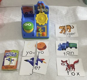 The Leap Frog Letter Factory Game & Build-A-Word Cards Bundle Rare - Picture 1 of 3