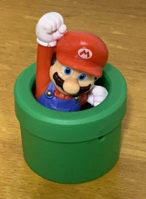 Figura de acción Warp Tube Mario 2022 3,25" McDonald's Super Brothers pipa verde Foto 1 de 4